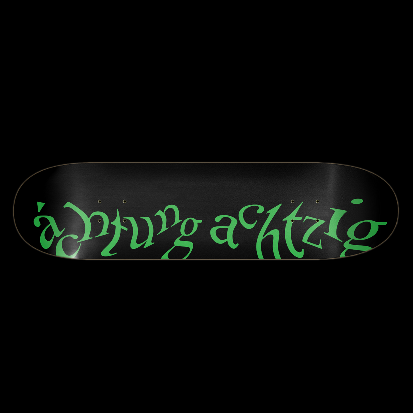7ply CA maple glow in the dark deck, first print