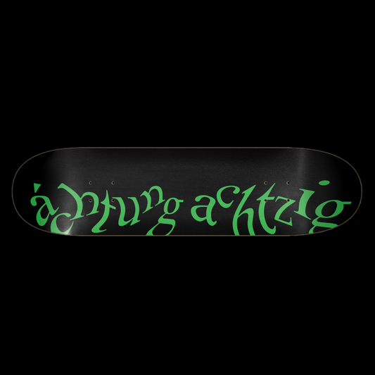 7ply CA maple glow in the dark deck, first print