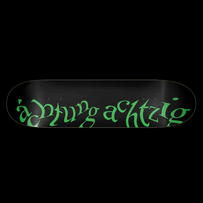 7ply CA maple glow in the dark deck, first print